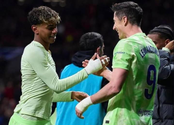 Sanciona la UEFA a Yamal y Lewandowski