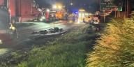 Portion of busy Lexington road closed after crash