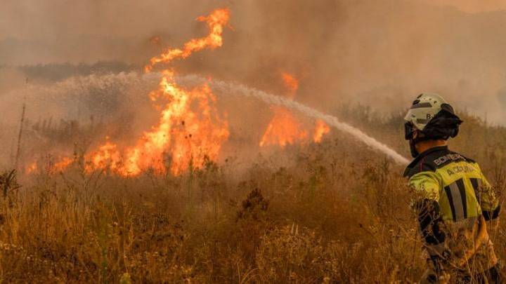 Los incendios en distintos puntos de España, en imágenes