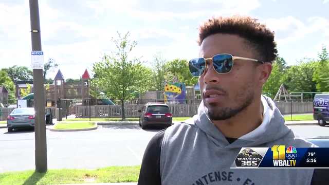 Ravens defensive back Jaire Alexander hosts back