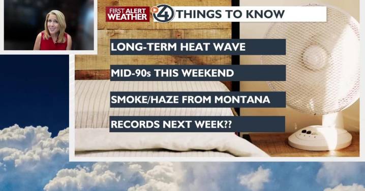 🥵🌡️Head Advisory: the most intense heat wave of the summer kicks of Saturday