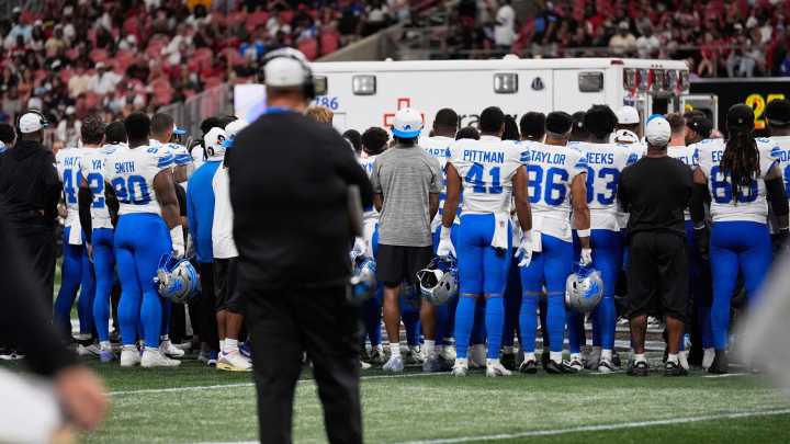 Morice Norris stuns Detroit Lions teammates with surprise action just days after game is suspended following his injury