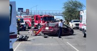 Muere motociclista tras choque contra auto en Hermosillo