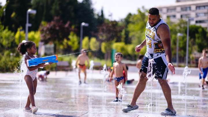 Madrid se abrasa con temperaturas que tocarán hoy los 39 grados
