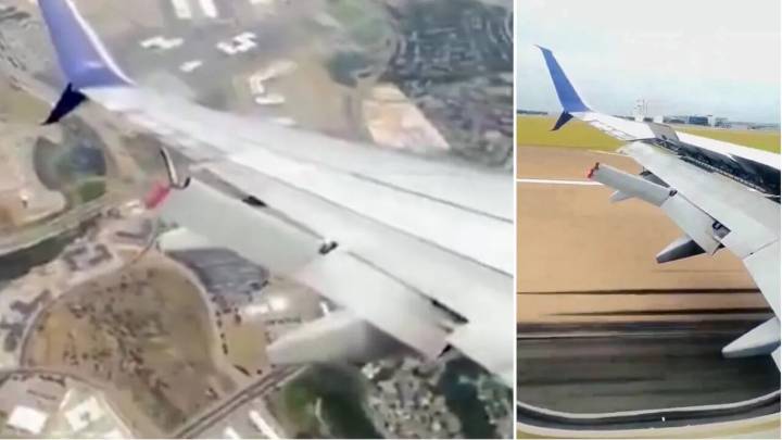 Pasajeros graban aterrador momento a bordo: parte del ala se desprende y genera caos en pleno vuelo