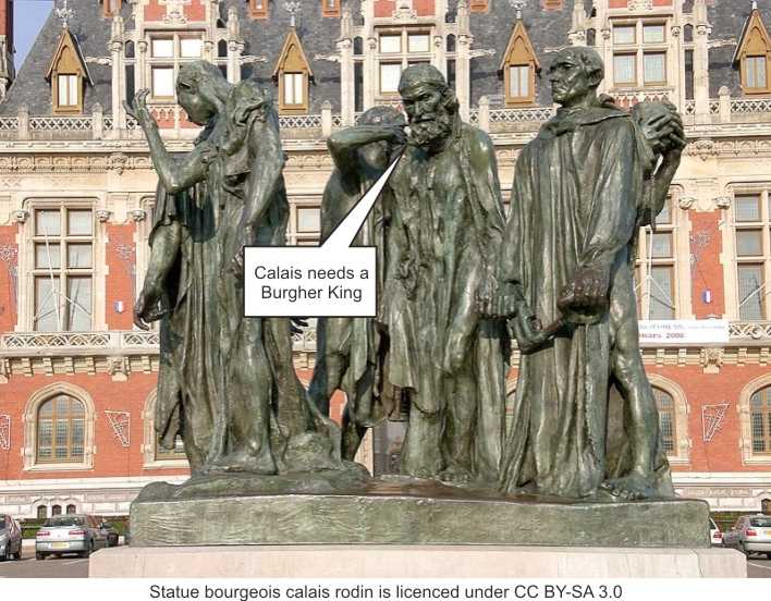 AI claims that a silly burgher invented flame