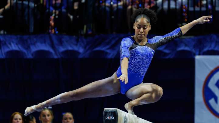 Florida gymnastics sophomore Skye Blakely speaks about Achilles injury recovery, U.S. Championships