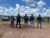 Catean en operativo conjunto domicilio relacionado con robo a OXXO de Campo Bello