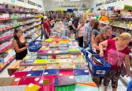 Abarrotado el Centro por el regreso a clases