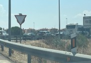 La colisión entre un turismo y un autobús interurbano deja un herido en Salamanca
