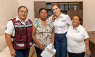 Atenea Gómez Ricalde atiende Miércoles con la Gente desde las nuevas oficinas de Gobierno de Zona Continental