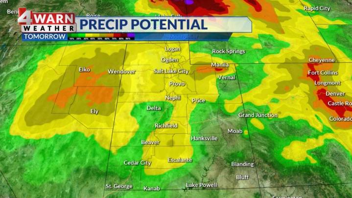 Scattered storms linger into Thursday with below average temperatures