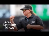 In an MLB first, woman umpires regular