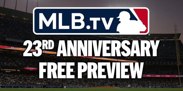 MLB.TV has free preview for 23rd Anniversary