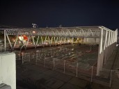 Deficiente declive y drenaje en canchas de básquetbol de la Deportiva “Adolfo Ruiz Cortines”