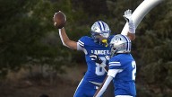 Faces in the crowd and game action as McQueen football takes on Bishop Manogue