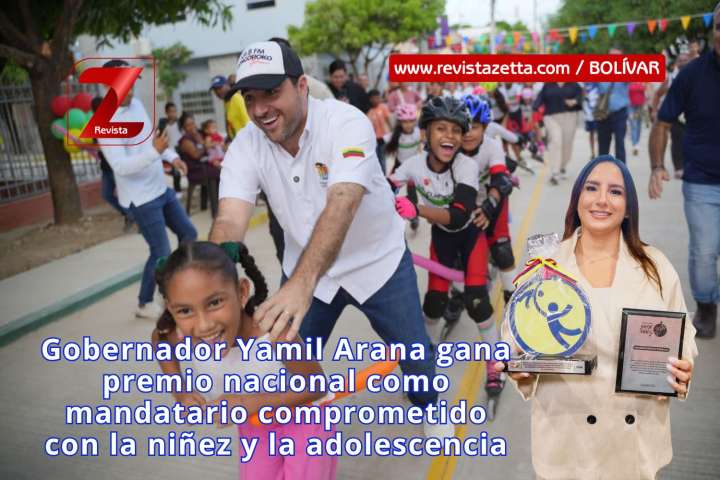 Gobernador Yamil Arana gana premio nacional como mandatario comprometido con la niñez y la adolescencia
