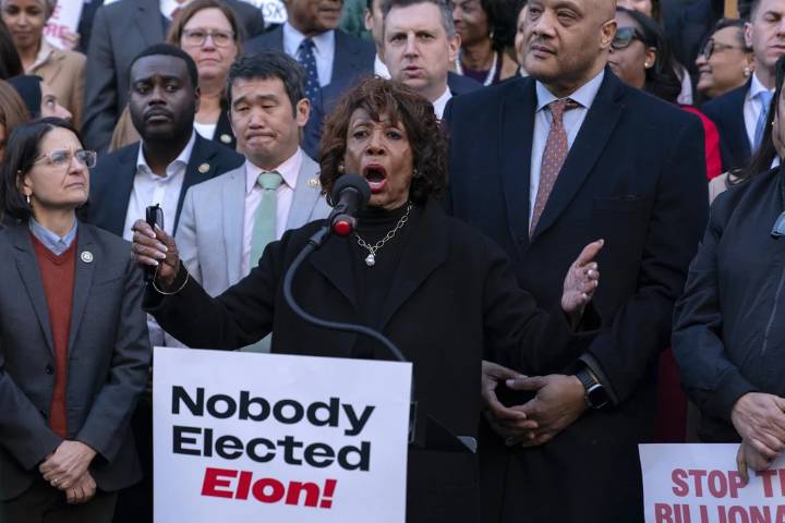 Maxine Waters says Trump is leading US to ‘civil war’