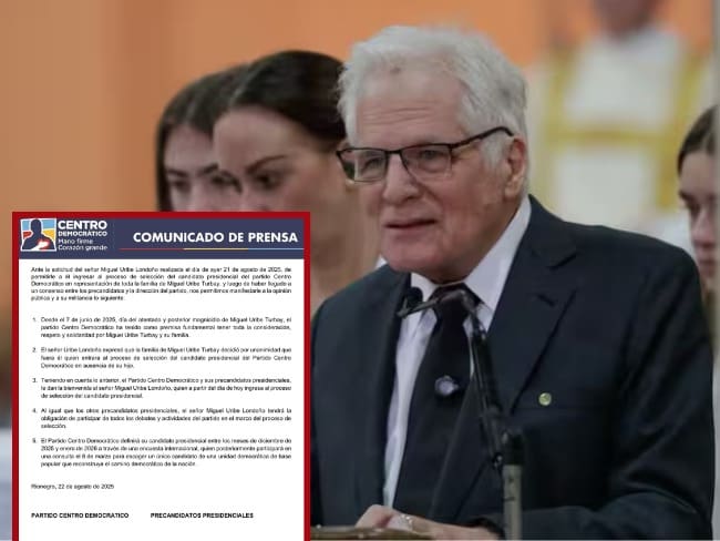 Centro Democrático confirma que padre de Miguel Uribe Turbay será precandidato presidencial