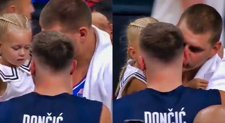 VIDEO: Heartwarming Moment Between Luka Doncic And Nikola Jokic Captured After Serbia