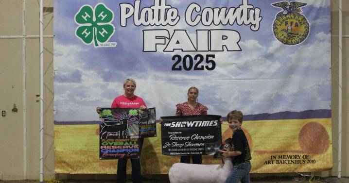 2025 Platte County Fair Sheep Show champions