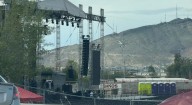 Listo escenario en la X para concierto de Natalia Jiménez