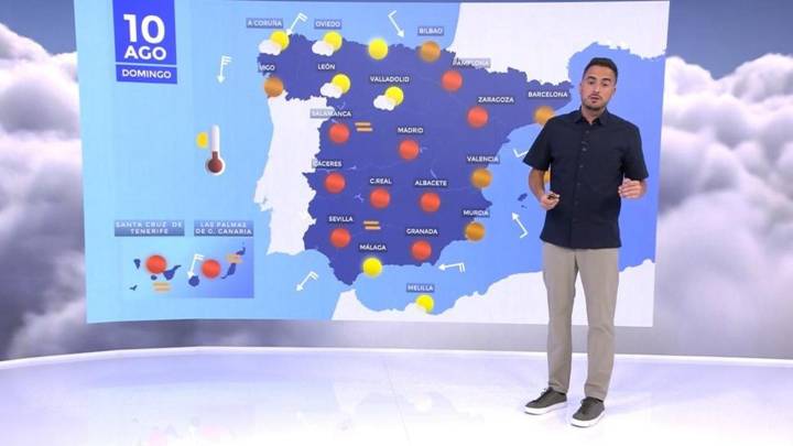 Una semana de la ola de calor: domingo de temperaturas asfixiantes en casi todo el país, preocupa Canarias