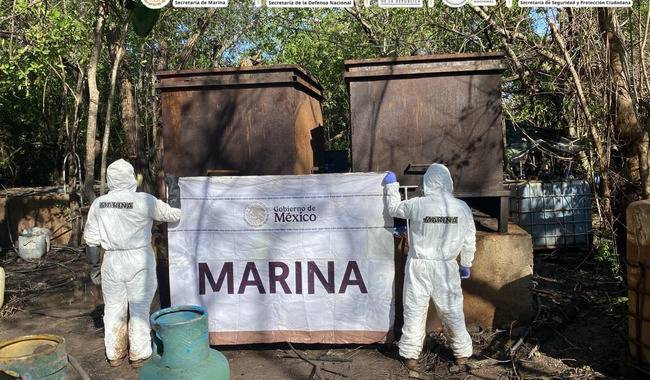 Desmantelan laboratorio clandestino en San Blas, Nayarit