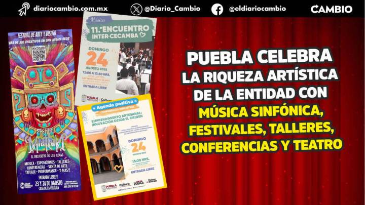 De Sor Juana al jazz de Nueva Orleans: agenda cultural para el fin de semana en Puebla
