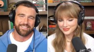 Travis Kelce flirts with Taylor Swift on New Heights podcast as music megastar makes major announcement