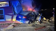 Man charged after high speed chase ends in crash into Lewiston building