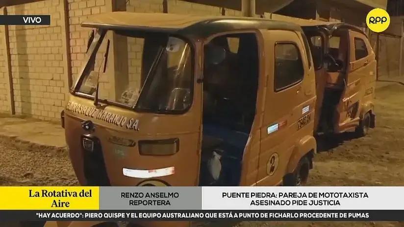 Mototaxista asesinado en Puente Piedra: familia pide justicia y que se halle a los responsables