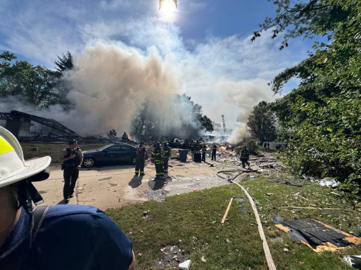 'Widespread damage' in St. Louis County explosion, three injured