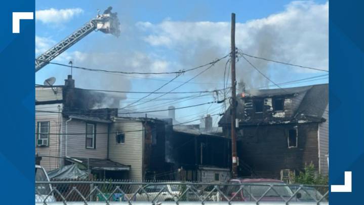 Road closed in Scranton after fire