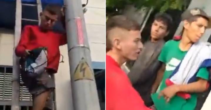 Delincuentes se meten a un bar, beben tres cajas de cerveza y se quedan dormidos