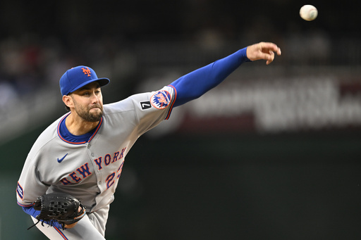 David Peterson domina a Nacionales y Mark Vientos pega otro jonrón para que Mets se impongan por 8