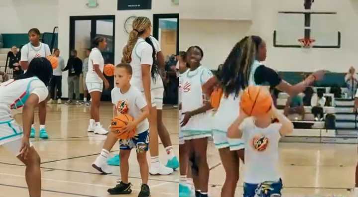 VIDEO: Stephen Curry’s Son Canon Steals The Show With His Impressive Basketball Skills At Curry Camp