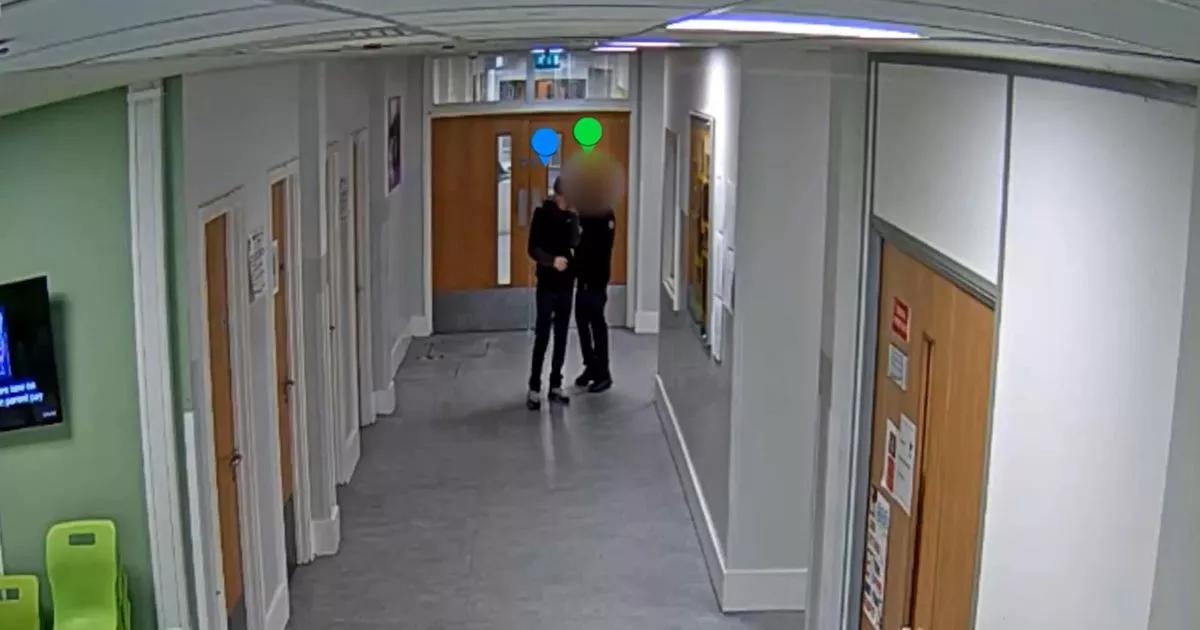 Moment Harvey Willgoose's killer flashes knife after stabbing classmate to death