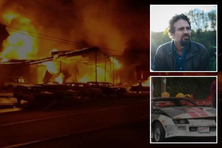Upstate NY town's residents seething at HBO after fiery explosion on Mark Ruffalo series set 'destroyed everything'