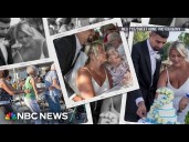 Couple weds in front of 200 grandparents at a senior center where they met