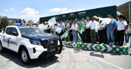 Ricardo Gallardo entrega 106 patrullas a municipios para fortalecer la paz en las 4 regiones
