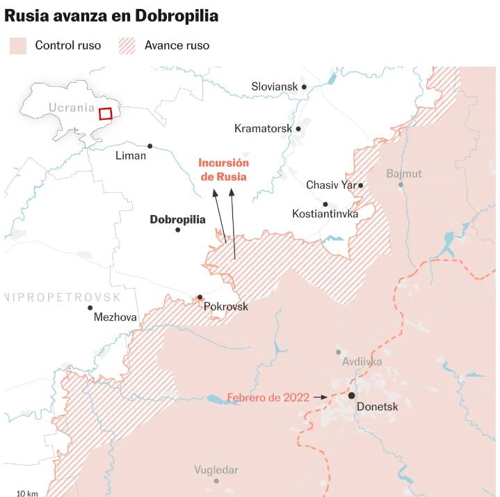 Ante el avance del ejército ruso, Ucrania ordena nuevas evacuaciones en el este