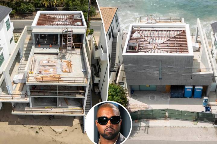 Kanye West's former Malibu mansion back on the market for $34.9 million — three years after rapper gutted the architectural gem