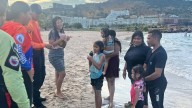 Autoridades exhortan a no usar las playas de Lechería por alto oleaje