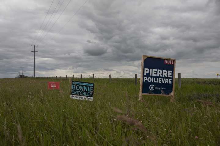Voters head to the polls in Battle River—Crowfoot as Poilievre seeks return to House