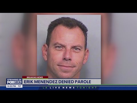 Erik Menendez denied parole for murders of parents; Lyle's hearing on Friday