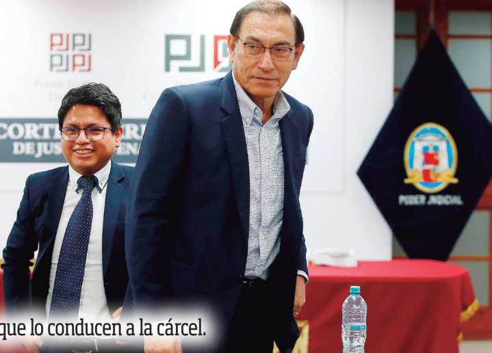 Martín Vizcarra fue enviado a prisión preventiva