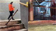 Así quedó la cancha de Independiente tras los salvajes incidentes: destrozos, cuchillos, piedras y sangre