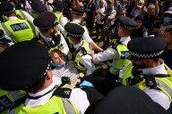 More than 50 arrested at central London protest in support of Palestine Action