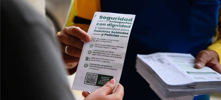 Antioquia supera los $42 mil millones en recaudo de la Tasa de Seguridad para equipar a la Fuerza Pública